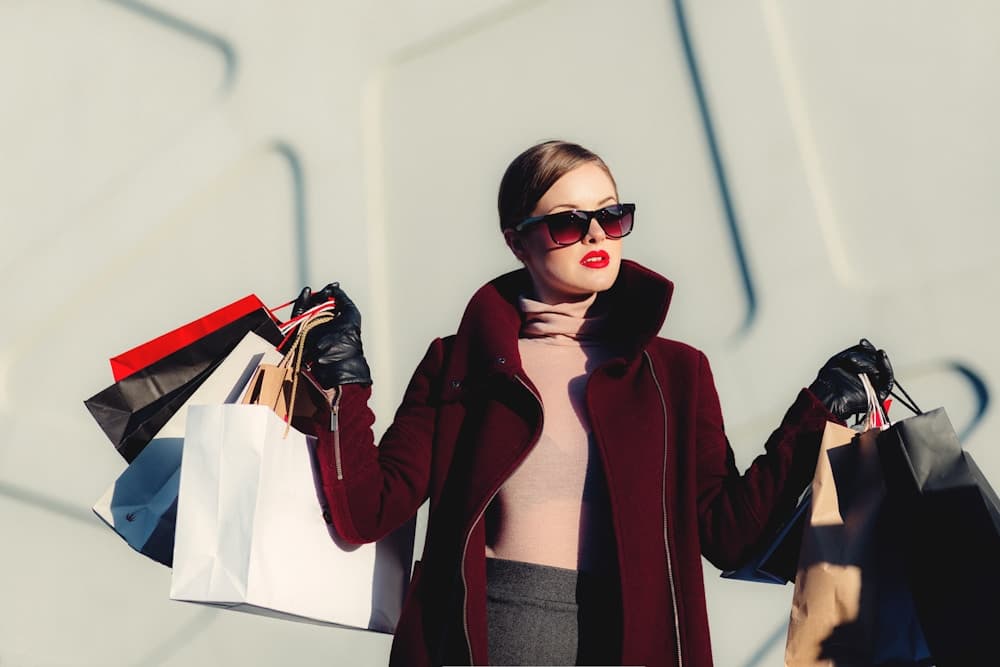 Moda e estilo em uma experiência de compras